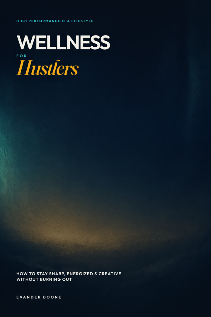 Wellness for Hustlers print-ready front cover